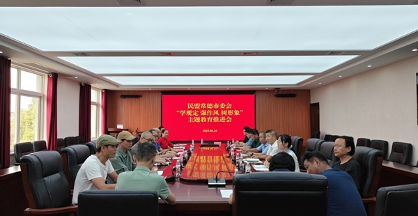 民盟常德市委会召开“学规定、强作风、树形象”主题教育推进会
