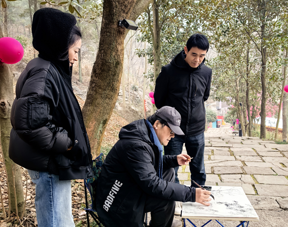 9盟员书画家开展采风活动1