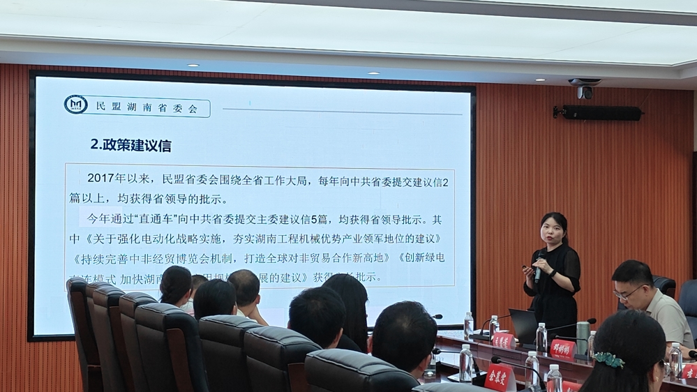 （定稿发布）0731民盟湖南省委会参政议政处处长王慧芳授课